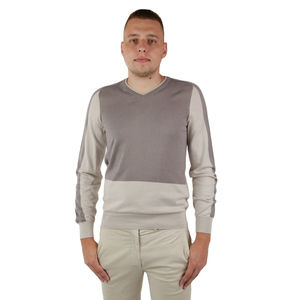 Z ZEGNA LIGHT SLATE GRAY, WHITE SMOKE SWEATSHIRT | MENS SIZE L